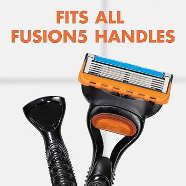 Gillette Fusion5 Power Razor Blade Refills, 8 Count, Lubrastrip for a More Comfortable Shave for Men