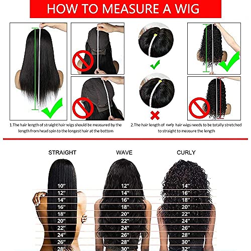 Dosacia Wear and Go Glueless Wigs Human Hair 4x4 Deep Wave Lace Front Wigs Wear and Go Wigs Deep Wave Wigs Human Hair Transparent Lace Closure Wigs for Black Women Natural Color 26inch