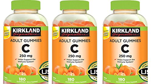 Kirkland Signature jeoYWa Vitamin C 250 mg, 180 Adult Gummies (3 Pack)