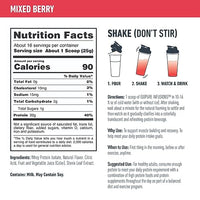 Isopure Protein Powder, Clear Whey Isolate Protein, Post Workout Recovery Drink Mix, Gluten Free with Zero Added Sugar, Infusions- Mixed Berry, 16 Servings