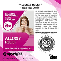 Kirkland Signature Allergy Medicine 25 mg, 600 Ct Bundle with Exclusive "Allergy Relief" - Better Idea Guide (2 Items)