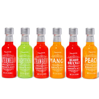 Thoughtfully Cocktails, Margarita Cocktail Mixer Gift Set, Vegan and Vegetarian, Variety of Fruit Flavors, Set of 6 (Contains NO Alcohol)