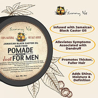 Sunny Isle Jamaican Black Castor Oil Hair Food Pomade For Men, 4 oz | For Dry Scalp, Hair Breakage, Growth Stimulation, Frizz Control & Dandruff