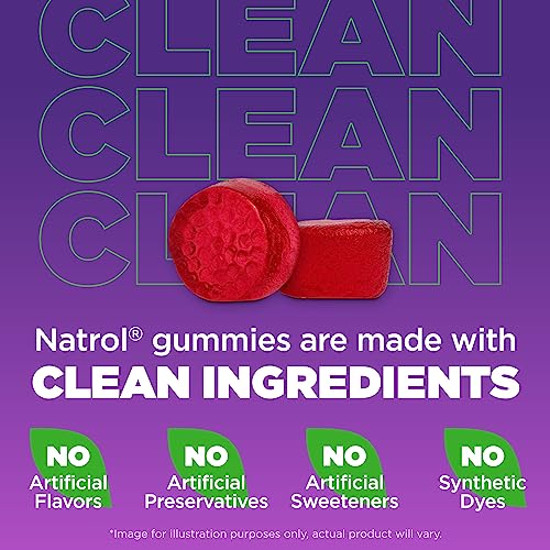 Natrol Kids Melatonin 1mg, Dietary Supplement for Restful Sleep, 90 Berry-Flavored Gummies, 90 Day Supply