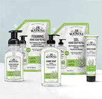 JR Watkins Gel Hand Soap, Aloe & Green Tea, 3 Pack, Scented Liquid Hand Wash for Bathroom or? Kitchen, USA Made and Cruelty Free, 11 fl oz