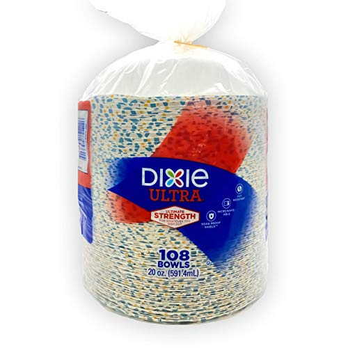 Dixie Ultra Paper Bowls (20 oz 108 Count Blue)