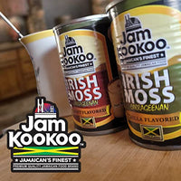 Carrageenan Irish Moss by Jam KooKoo Jamaica's Finest Premium Quality Jamaican Food Made from Real Ingredients, Authentic Taste (Vanilla)