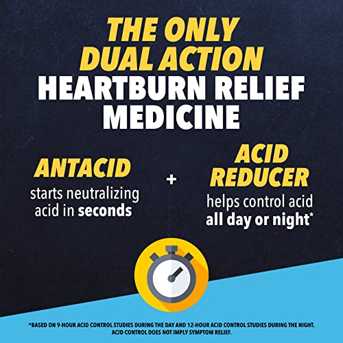 Pepcid Complete Acid Reducer + Antacid Chewable Tablets, Heartburn Relief, Mint, 50 ct