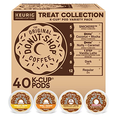 Keurig The Original Donut Shop Coffee Variety Pack, Single Serve K-Cup Pods, 40 Count