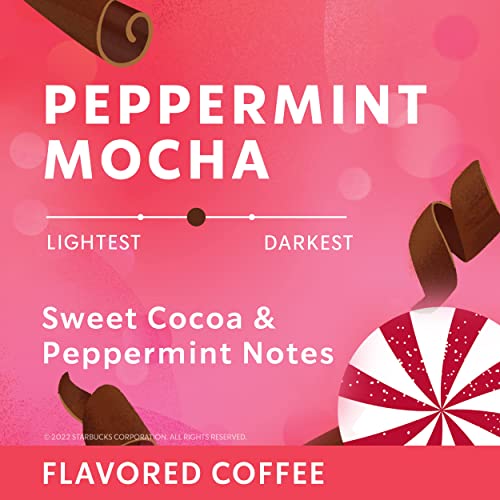 Starbucks Flavored K-Cup Coffee Pods (Peppermint Mocha, 10 Count (Pack of 2)