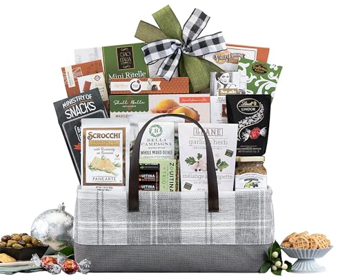 The Connoisseur Gourmet Gift Basket by Wine Country Gift Baskets Food Gift Basket for Families College Students Appreciation Thank You Congratulations Get Well Soon Care Package