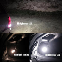 iBrightstar Newest 9-30V Super Bright Low Power 3157 4157 3057 3156 LED Bulbs with Projector Replacement for Back Up Reverse Lights and Tail Brake Parking Lights, Xenon White