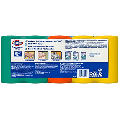 Clorox Disinfecting Wipes Variety Pack, 78 Count (Pack of 5)