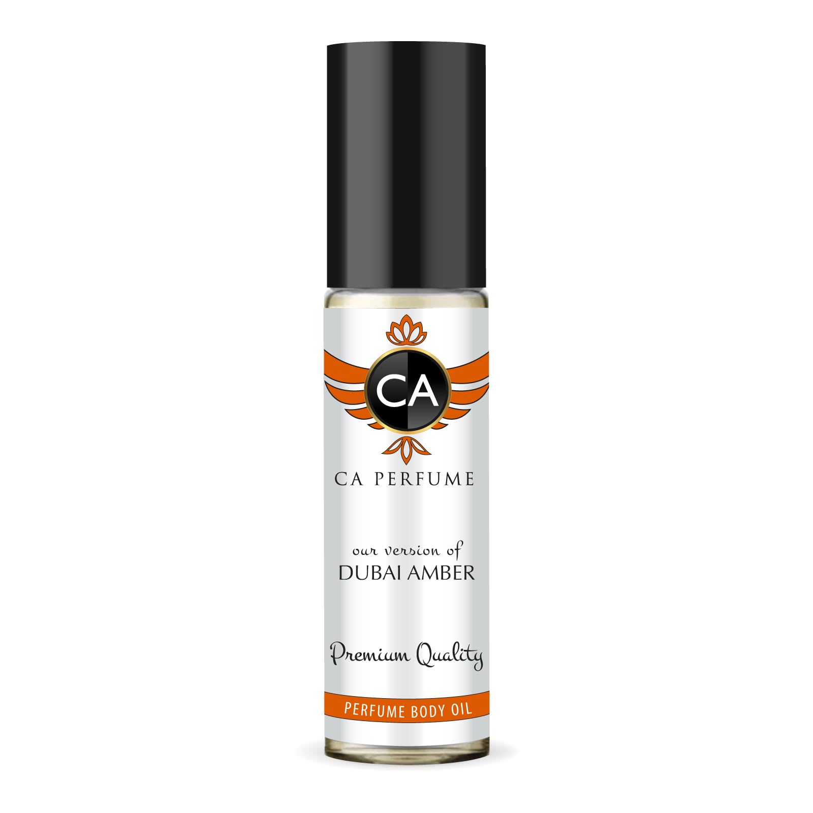 CA Perfume Impression of Bond Dubai Amber For Women & Men Replica Fragrance Body Oil Dupes Alcohol-Free Essential Aromatherapy Sample Travel Size Concentrated Long Lasting Attar Roll-On 0.3 Fl Oz/10ml