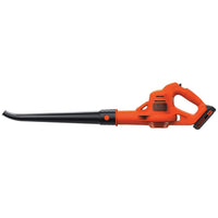 BLACK+DECKER 20V MAX Cordless Leaf Blower, Lawn Sweeper, 130 mph Air Speed, Lightweight Design, Battery and Charger Included (LSW221)