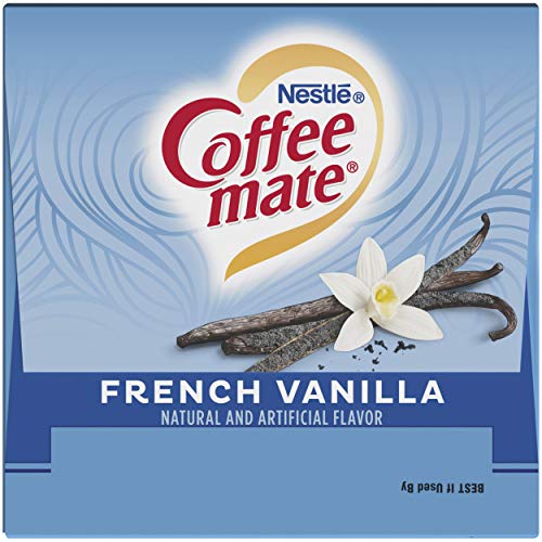 Nestle Coffee Mate Coffee Creamer Liquid Singles, French Vanilla, 24 Count (Pack of 4)