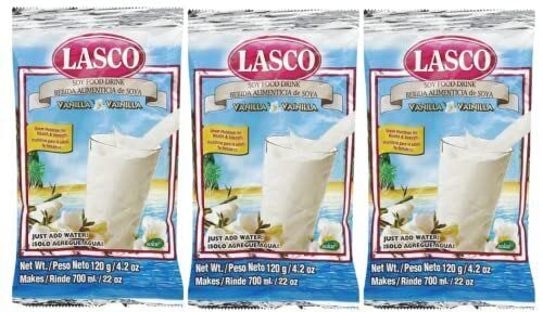 Lasco Vanilla Food Drink ...Available in 2 sizes 3 Pack (120g Lasco Vanilla Food Drink)