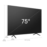 Hisense 75-Inch Class A6 Series 4K UHD Smart Google TV with Alexa Compatibility, Dolby Vision HDR, DTS Virtual X, Sports & Game Modes, Voice Remote, Chromecast Built-in (75A6H)