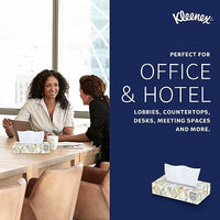 Kleenex Professional Facial Tissue for Business (03076), Flat 12 Boxes / Convenience Case, 125 Tissues / Box, 1,500 Tissues / Case, White