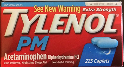 Tylenol PM Extra Strength Caplets (225 ct.) (2 Pack)