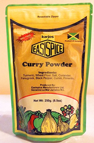 Karjos Easispice Jamaican Curry Powder - 250g/8.5 oz