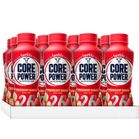 Core Power by fairlife High Protein (26g) Milk Shake, Strawberry Banana, 11.5 Fl Oz (Pack of 12)