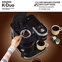 Keurig K-Duo Single Serve K-Cup Pod & Carafe Coffee Maker, Black