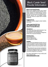1 lb Black Seed Powder,GROUND (Nigella Sativa), Black Cumin, Kalonji, 100% Non-GMO NON-Irradiated & Gluten Free