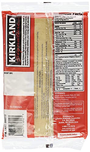 44 Bags Microwave Popcorn "Movie Theater Butter from Kirkland Signature