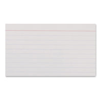 Amazon Basics Heavy Weight Ruled Lined Index Cards, 300 Count, 100 Pack of 3, White, 3 x 5 Inch Card