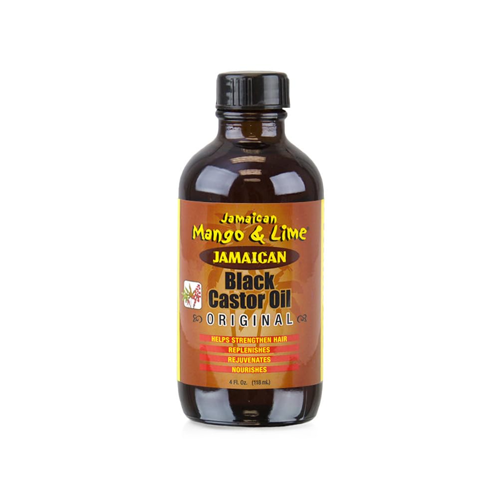 Jamaican Mango & Lime Black Castor Oil 4 oz