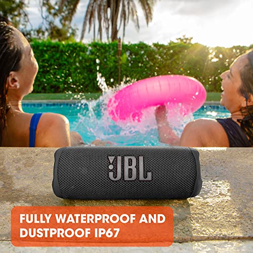 JBL Flip 6 - Portable Bluetooth Speaker, powerful sound and deep bass, IPX7 waterproof, 12 hours of playtime, JBL PartyBoost for multiple speaker pairing for home, outdoor and travel (Blue)