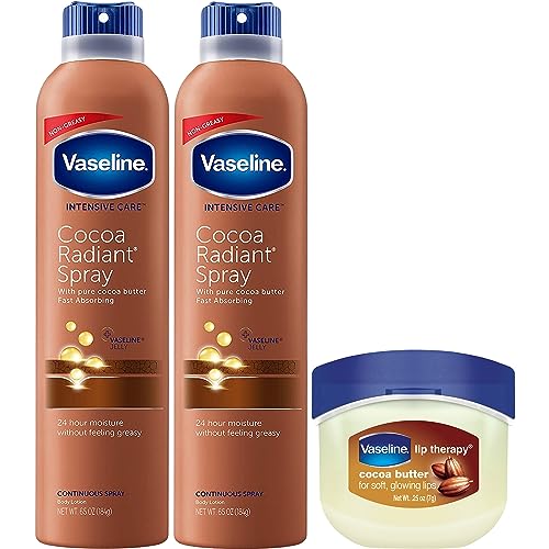 3 Pack Vaseline Lip Therapy Cocoa Butter Moisturizer Dry Lips