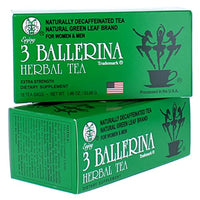 3 Ballerina Tea Drink Extra Strength, 36 Count (Pack of 2)