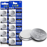 LiCB CR2032 3V Lithium Battery(10-Pack)