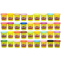 Play-Doh Modeling Compound 2 Pack of 36 Case of Colors, Party Favors, Non-Toxic, Assorted Colors, 3 Oz Cans