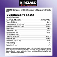 Kirkland Signature Super B-Complex with Electrolytes, 1-Pack of 500 Tablets