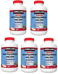 Kirkland Signature Glucosamine with MSM, 375 Tablets (5 Pack)