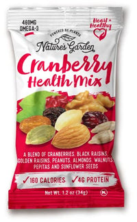 Nature's Garden Healthy Trail Mix Snack Packs – Mixed Nuts, Heart Healthy Nuts, Omega-3 Rich, Cranberries, Pumpkin Seeds, Perfect For The Entire Family – 28.8 Oz Bag (24 Individual Servings)