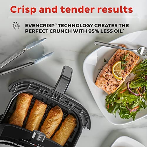 Instant Pot Air Fryer Oven, 6 Quart, From the Makers of Instant Pot, 6-in-1, Broil, Roast, Dehydrate, Bake, Non-stick and Dishwasher-Safe Basket, App With Over 100 Recipes, Stainless Steel