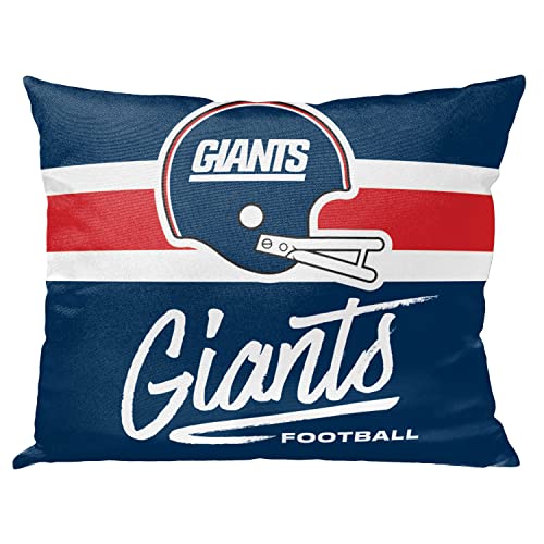 Northwest Official NFL New York Giants Nostalgic Proud Decorative Pillow, Team Colors, 15" x 12"