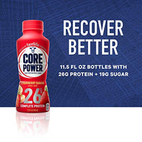 Core Power by fairlife High Protein (26g) Milk Shake, Strawberry Banana, 11.5 Fl Oz (Pack of 12)