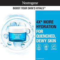 Neutrogena Hydro Boost Face Moisturizer with Hyaluronic Acid for Dry Skin, Oil-Free and Non-Comedogenic Water Gel Face Lotion, 1.7 oz