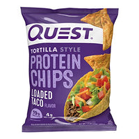 Quest Nutrition Tortilla Style Protein Chips Variety Pack, Chili Lime, Nacho Cheese, Loaded Taco, 1.1 Ounce (Pack of 12)