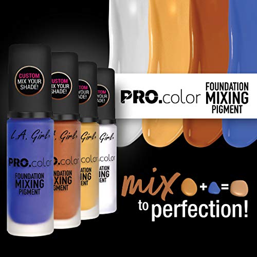 L.A. Girl Pro.matte mixing pigment GLM712, Yellow, 1 Fl Oz