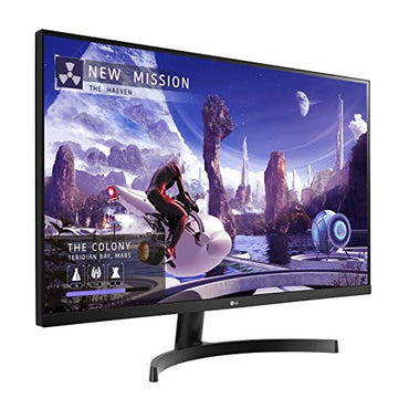 LG QHD 32-Inch Computer Monitor 32QN600-B, IPS with HDR 10 Compatibility and AMD FreeSync, Black
