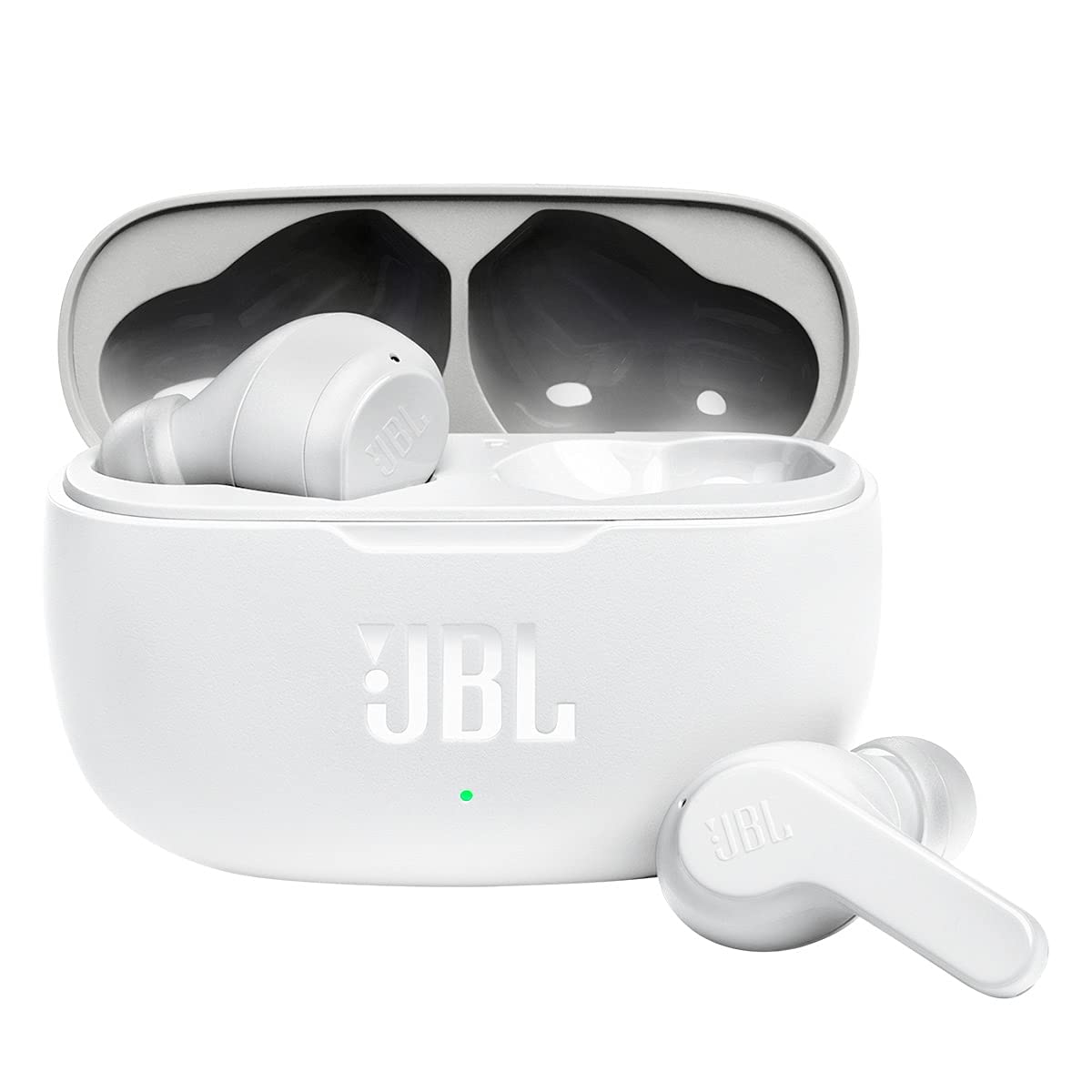 JBL Vibe 200TWS True Wireless Earbuds - White, Small