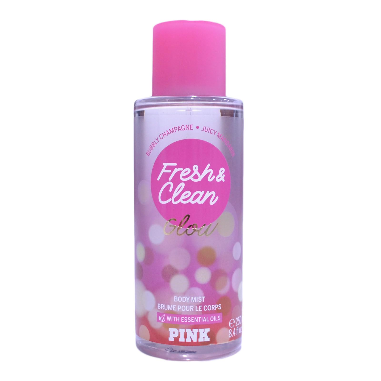 Victoria's Secret Pink Body Mist Fresh & Clean Glow, 8.4 Fl Oz