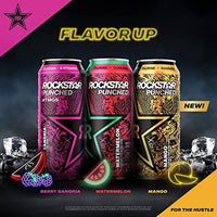 Rockstar Energy Drink Punched, 3 Flavor Variety Pack, 16oz Cans (12 Pack)