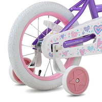 JOYSTAR 16 Inch Girls Bikes Toddler Bike for 4 5 6 7 Years Old Girl 16" Kids Bikes for Ages 4-7 yr with Training Wheels and Basket Children's Bicycle in Purple